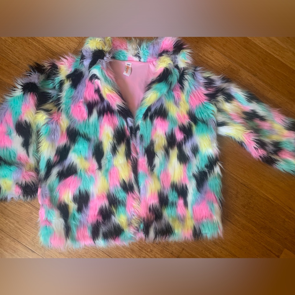 Faux fur coat